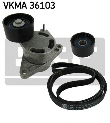 VKMA 36103 SKF Комплект доріжкового ремня1